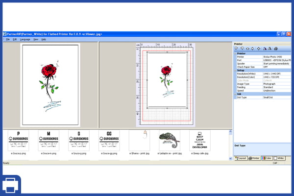 Software de impressão de camisetas